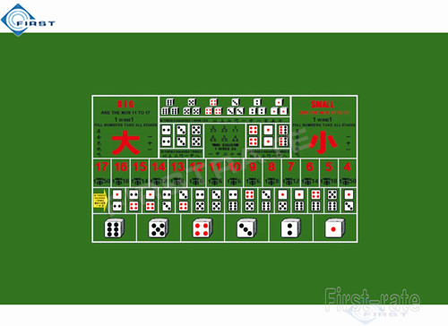 Sic Bo Table Layout